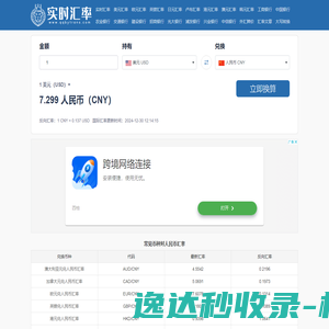 实时汇率网