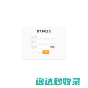 报表系统登录